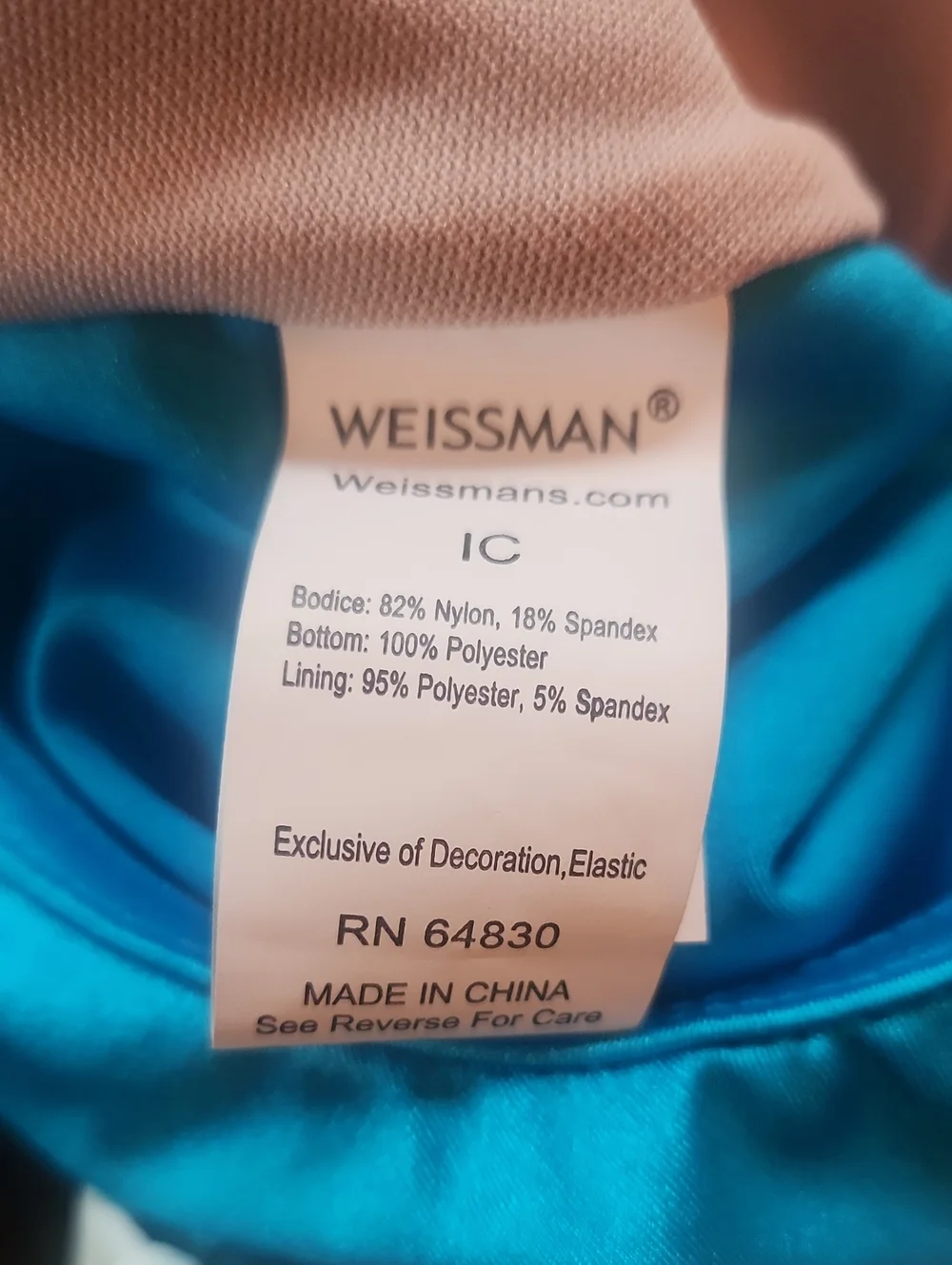 Weissman's Pastel Tie-Dye Hip Hop Performance Costume - Size IC